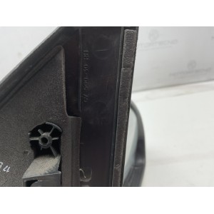 Specchietto manuale destro smart 451 dal 2007 al 2014, calotta nera
