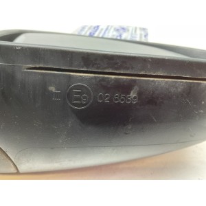 Specchietto manuale destro smart 451 dal 2007 al 2014, calotta nera