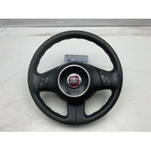 Volante completo di airbag e comandi radio Fiat 500 2007 2015 colore nero