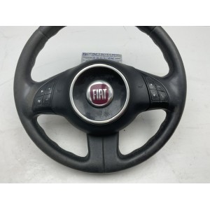 Volante completo di airbag e comandi radio Fiat 500 2007 2015 colore nero