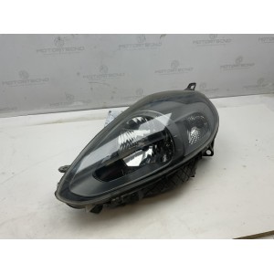 Faro fanale anteriore sinistro , Fiat punto Evo connettore viola, fondo grigio , nero Compatibile con tutte le motorizzazioni