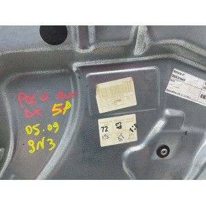 CREMAGLIERA A PANNELLO ANTERIORE LATO DESTRO DX (PASSEGGERO) VOLKSWAGEN  POLO (9N) 2005 2009 5 PORTE