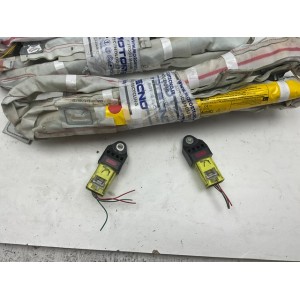 KIT AIRBAG A TENDINA LATO SINISTRO DESTRO TOYOTA Yaris COMPLETO DI SENSORI  Serie Ex20060139 (14 16)