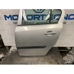 PORTIERA POSTERIORE SINISTRA  COMPLETA DI PANNELLO INTERNO OPEL Corsa D 5P 2° Serie (07 14) GRIGIO METALLIZZATO