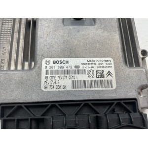 CENTRALINA MOTORE ECU CITROEN C3 Picasso 96 754 950 80  0 261 S06 472 Benzina 1600 (08)