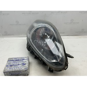 Faro fanale anteriore destro Fiat punto evo originale valeo spinotto viola fondo nero cromo