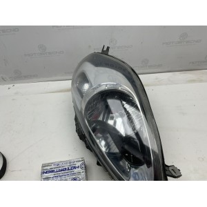 Faro fanale anteriore destro Fiat punto evo originale valeo spinotto viola fondo nero cromo