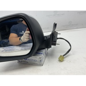 SPECCHIETTO RETROVISORE SINISTRO OPEL Agila B 024541 (08) elettrico 5 pin calotta grigio metallizzato