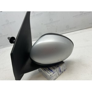 Specchietto manuale sinistro calotta grigia metallizzata Peugeot 107 Toyota aygo 2005 2008