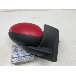 Specchietto manuale destro  calotta rossa  Peugeot 107 Toyota aygo 2005 2008