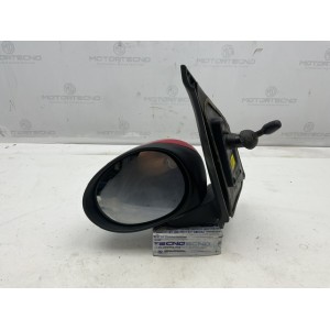 Specchietto manuale sinistro calotta rossa  Peugeot 107 Toyota aygo 2005 2008