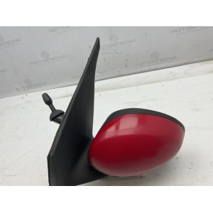 Specchietto manuale sinistro calotta rossa  Peugeot 107 Toyota aygo 2005 2008