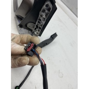 SPECCHIETTO ELETTRICO SINISTRO SX VOLKSWAGEN Golf 5 Plus E1010836 BSE (04 13) calotta grigio metallizzato elettrico 6 pin