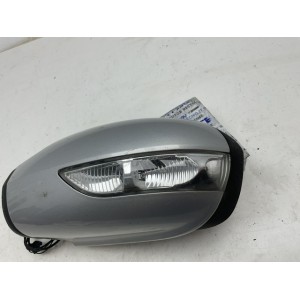 SPECCHIETTO ELETTRICO SINISTRO SX 9 FILI ABBATTIBILE NERO MERCEDES CLASSE A W169 2006 CALOTTA GRIGIO METALLIZZATO