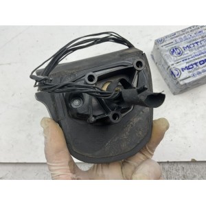 SPECCHIETTO ELETTRICO SINISTRO SX 9 FILI ABBATTIBILE NERO MERCEDES CLASSE A W169 2006 CALOTTA GRIGIO METALLIZZATO