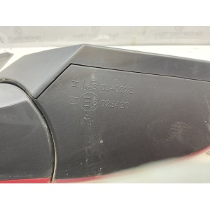 SPECCHIETTO RETROVISORE DESTRO ELETTRICO 5 PIN CALOTTA ROSSA SUZUKI Swift 4° Serie (04 10)