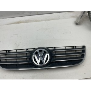 MASCHERINA GRIGLIA ANTERIORE VOLKSWAGEN POLO 2005-2009 NERO CON MODANATURA CROMATA 6Q0853651F03C