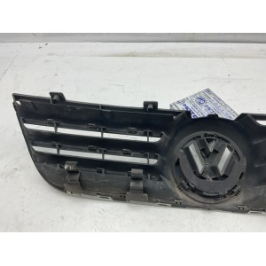 MASCHERINA GRIGLIA ANTERIORE VOLKSWAGEN POLO 2005-2009 NERO CON MODANATURA CROMATA 6Q0853651F03C