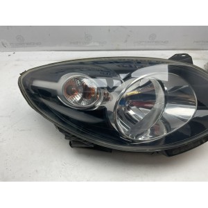 FARO ANTERIORE DESTRO RENAULT Twingo II serie sfondo nero cromo  (07 14)