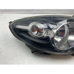 FARO ANTERIORE DESTRO RENAULT Twingo II serie sfondo nero cromo  (07 14)