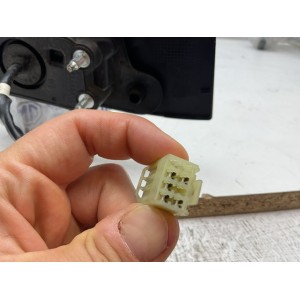 SPECCHIETTO RETROVISORE SINISTRO ELETTRICO GRIGIO METALLIZZATO PER SUZUKI Splash 5 PIN