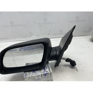 Specchietto retrovisore esterno SINISTRO Volkswagen Polo 9N Dal 2001 al 2009 Cod 026406 manuale calotta nera