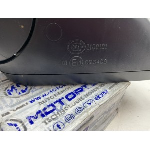 Specchietto retrovisore esterno SINISTRO Volkswagen Polo 9N Dal 2001 al 2009 Cod 026406 manuale calotta nera