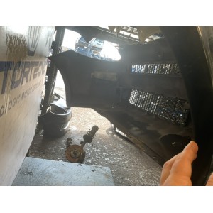 Paraurti anteriore completo per Fiat punto Evo restyling versione senza fascione nero verde petrolio