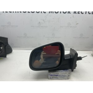 SPECCHIETTO RETROVISORE SINISTRO PER CHEVROLET SPARK 1° SERIE (09 12) manuale calotta bianca