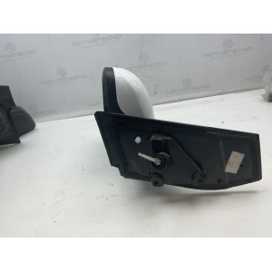 SPECCHIETTO RETROVISORE SINISTRO PER CHEVROLET SPARK 1° SERIE (09 12) manuale calotta bianca
