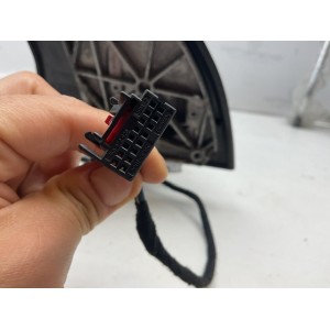 SPECCHIETTO RETROVISORE DESTRO PER VOLKSWAGEN GOLF 4 BERLINA E13010880 (97 03) calotta nera 7 pin
