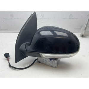 SPECCHIETTO RETROVISORE DESTRO PER VOLKSWAGEN GOLF 4 BERLINA E13010880 (97 03) calotta nera 7 pin