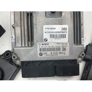 KIT CHIAVE ACCENSIONE CENTRALINA MOTORE MINI Countryman 1° Serie N47C16A Diesel 1600 0281018991 2010 2016