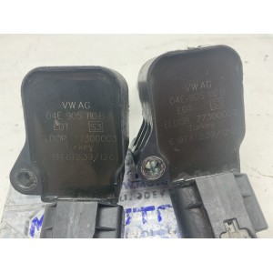 3 bobine accensione VOLKSWAGEN UP 1.0 BENZINA 04E905110B ELDOR 77300003 602 F71 311/12 0 usato ORIGINALE