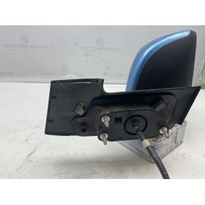 SPECCHIETTO RETROVISORE DESTRO AGILA B SUZUKI SPLASH 08-14   AZZURRO METALLIZZATO 5 PIN