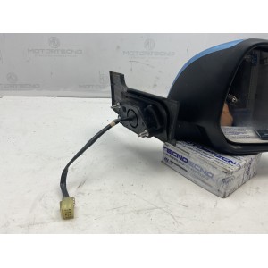 SPECCHIETTO RETROVISORE DESTRO AGILA B SUZUKI SPLASH 08-14   AZZURRO METALLIZZATO 5 PIN