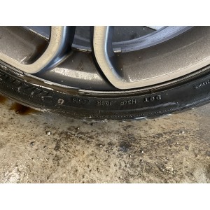 cerchio in lega Mercedes-Benz originale 18 pollici  a 5 razze diamantato per  Classe E e la Classe C