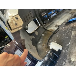 PARAURTI ANTERIORE FIAT PANDA 169 4X4 CLIMBING 2003/2010 BIANCO