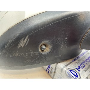 Specchietto laterale destro, Fiat grande punto punto Evo Fiat 500 calotta bianca