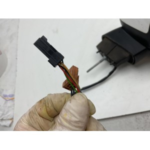 SPECCHIETTO RETROVISORE DESTRO CITROEN C3 Serie 0207156 (09 15) calotta bianca 7 pin