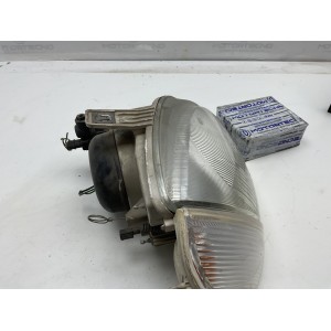 FARO FANALE ANTERIORE DESTRO FIAT Seicento Serie 46769165 187A1000 (98 10) COMPLETO DI FRECCA