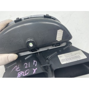 Bocchette centrali aria condizionata per Fiat punto Evo, versione con porta oggetti aperto
