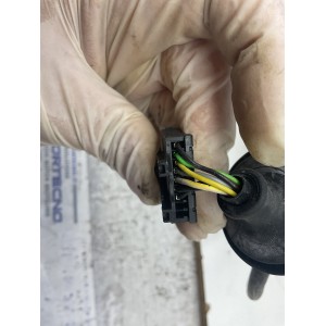 SPECCHIETTO RETROVISORE SINISTRO (SX) PER OPEL ASTRA J, CODICE E1021094 (2009-2020) Calotta bianca 7 pin