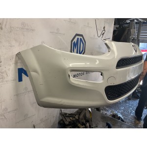 Paraurti anteriore completo per Fiat punto Evo modello restyling senza  fascione nero colore bianco