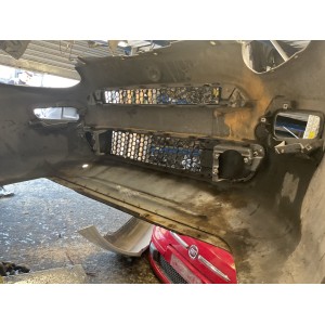 Paraurti anteriore completo per Fiat punto Evo modello restyling senza  fascione nero colore bianco