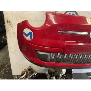 Paraurti anteriore Fiat 500 colore rosso 2007, 2015