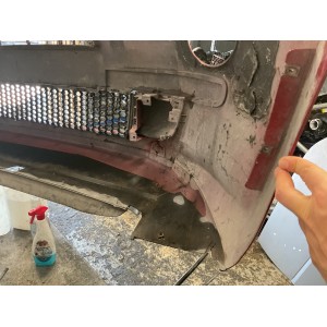 Paraurti anteriore Fiat 500 colore rosso 2007, 2015