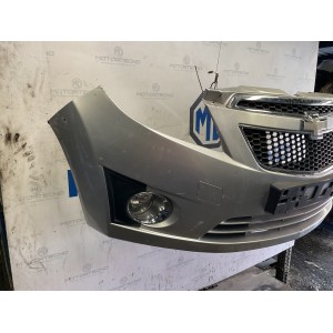 Paraurti anteriore completo Chevrolet Spark 2009 2016 color grigio metallizzato