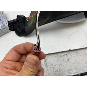SPECCHIETTO RETROVISORE SINISTRO PEUGEOT 208 Serie 2326.73.077 (12 19) calotta grigio metallizzato 7 pin tutte le motorizzazioni