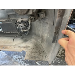 Paraurti anteriore completo Fiat 500 bianco 2007 2015